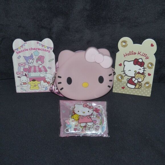 Mini Hello Kitty Pink Crossbody Bag Gift Idea Kawaii Cute Bundle - Picture 1 of 13